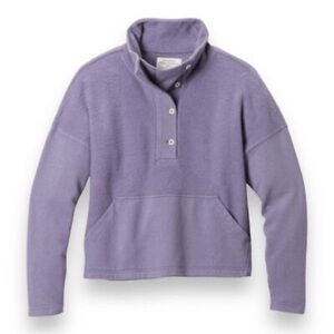 REI CO-OP Wallace Lake Fleece Lackspur Purple Pullover Sweatshirt Small